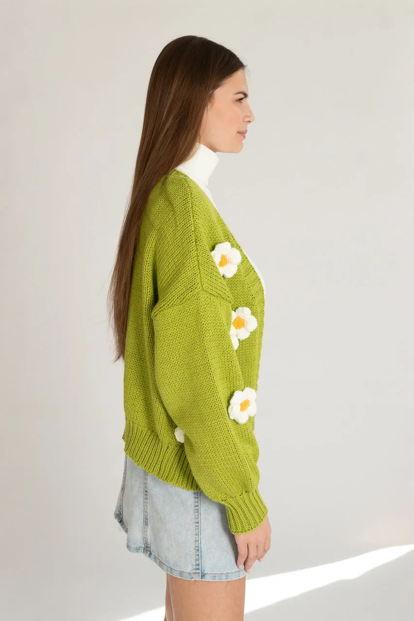 3D Applique Cardigan