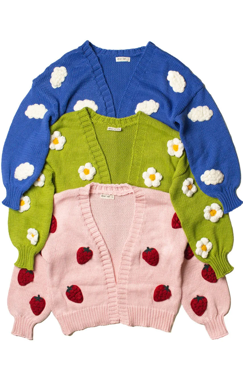 3D Applique Cardigan
