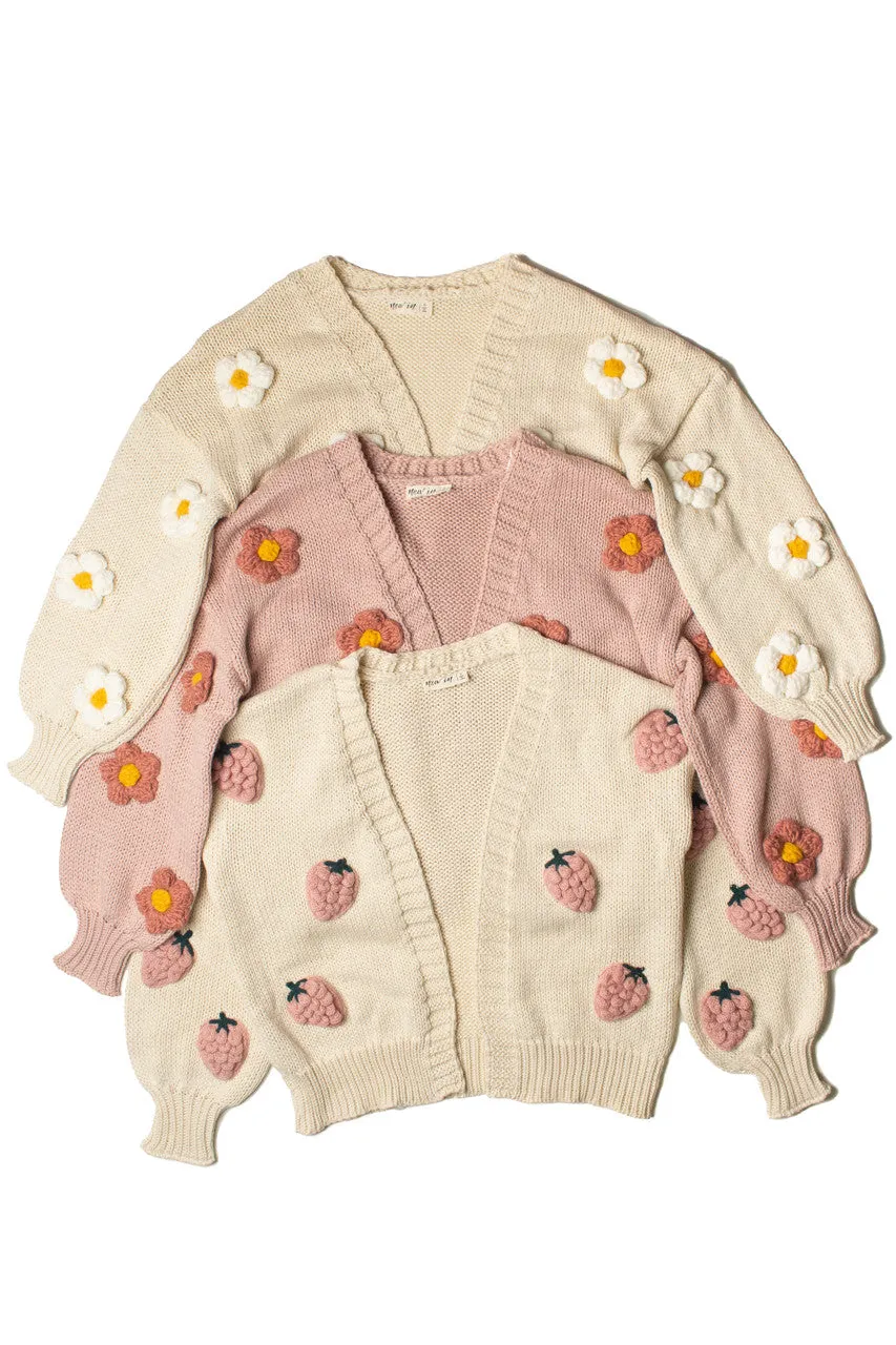 3D Applique Cardigan