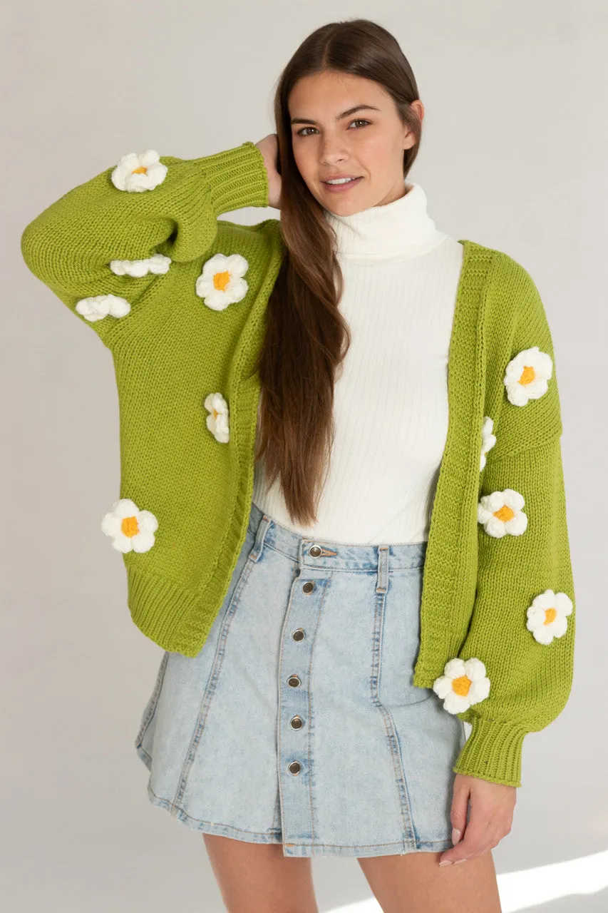 3D Applique Cardigan