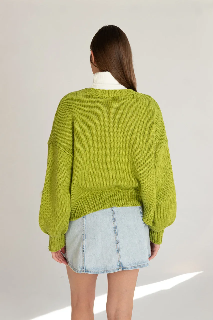 3D Applique Cardigan