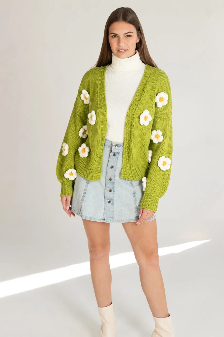 3D Applique Cardigan