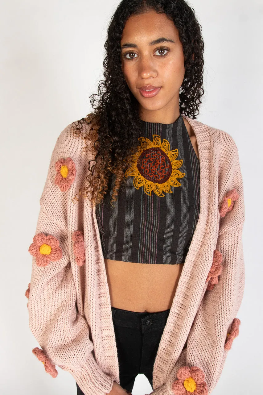 3D Applique Cardigan