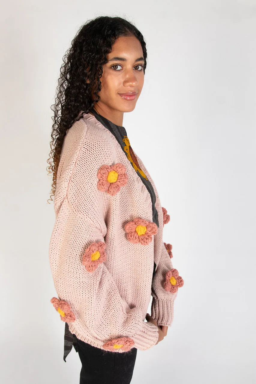3D Applique Cardigan