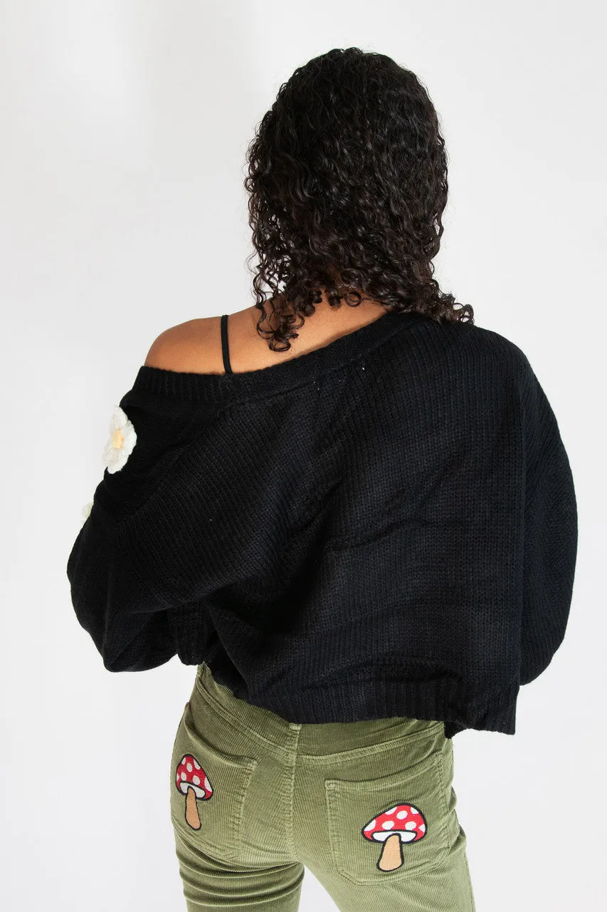 3D Daisy Cardigan