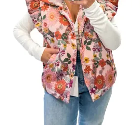 &Merci - In The Garden Floral Vest