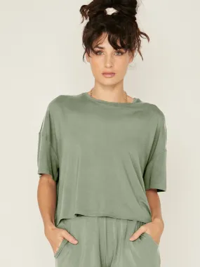 Bamboo Lounge Tee - Eucalyptus