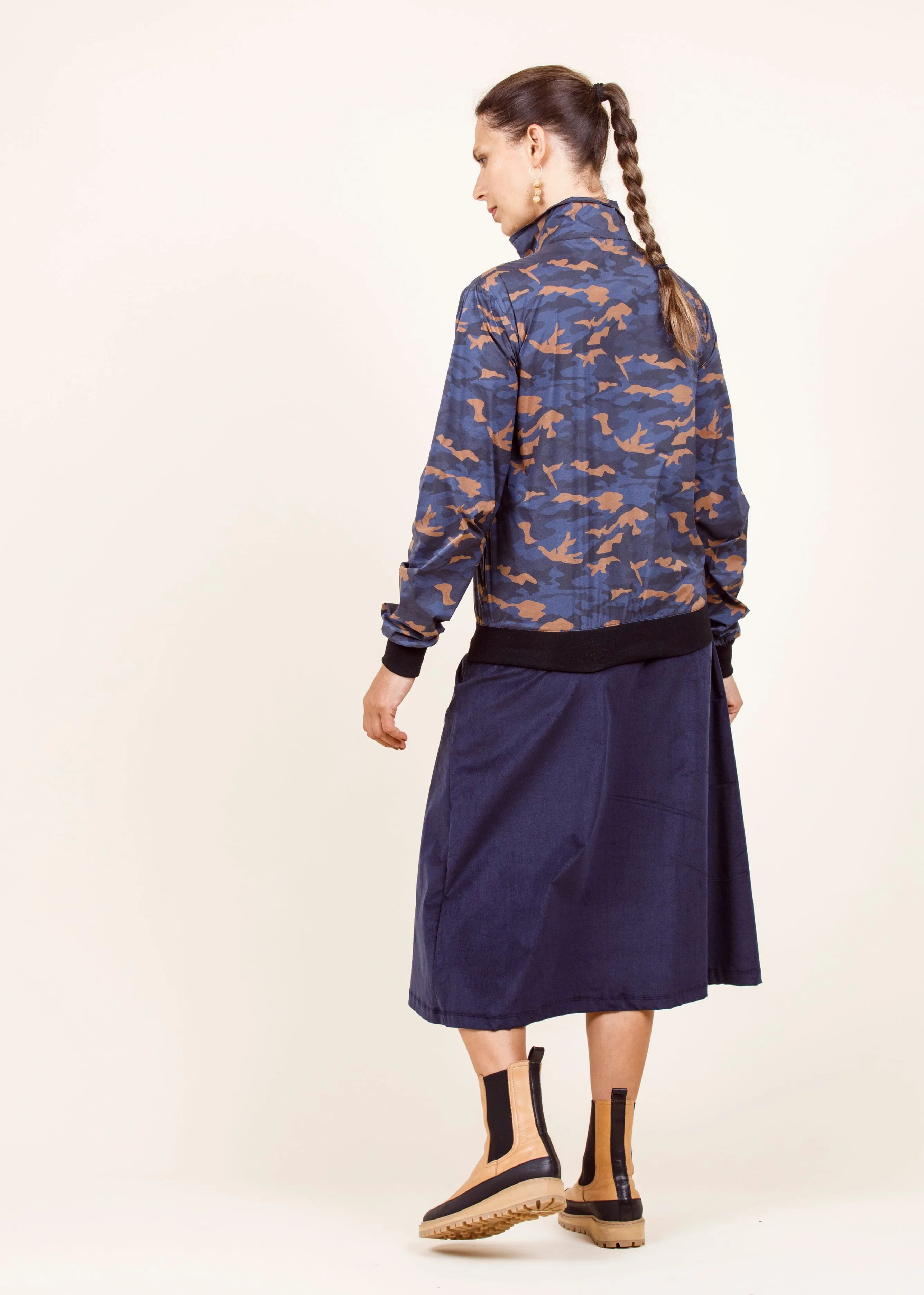 Dalston Daniella Jacket Blue Camo