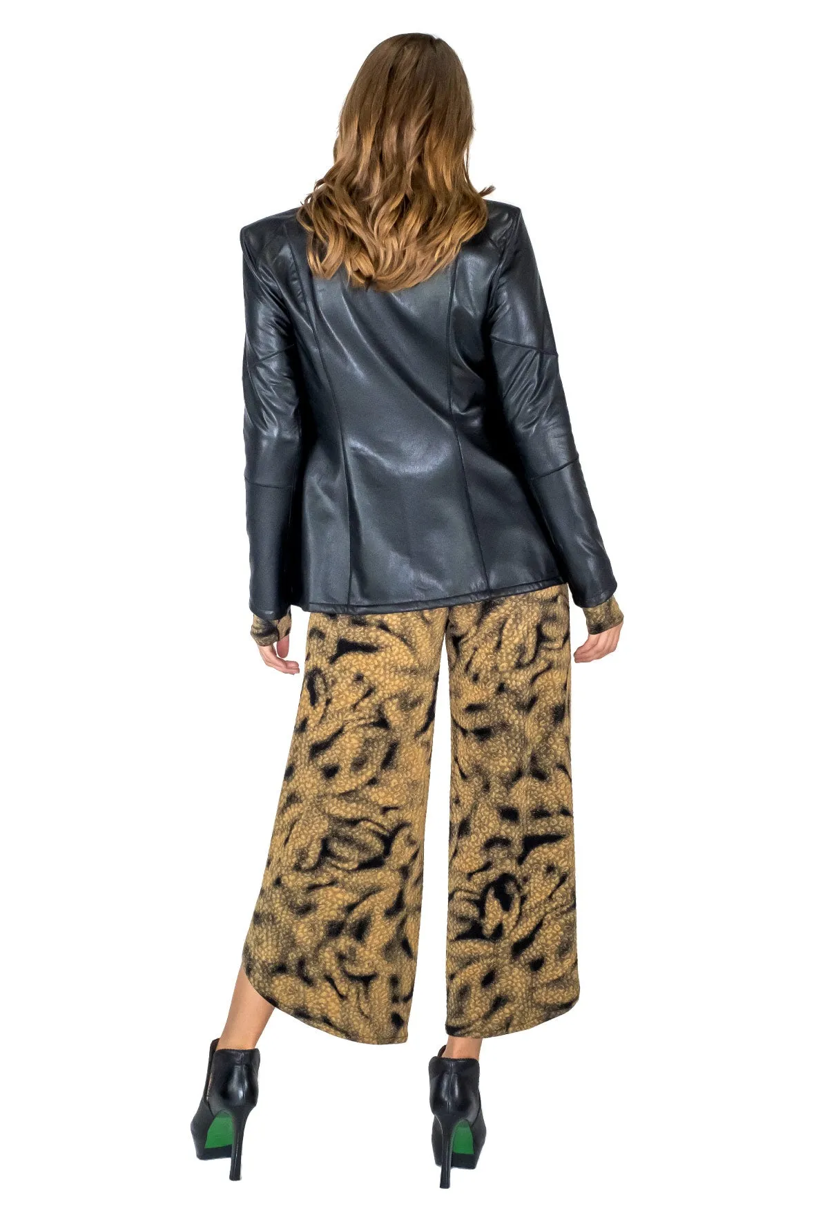 DBL Layered Cascade Jacket w/ Shoulder Pads