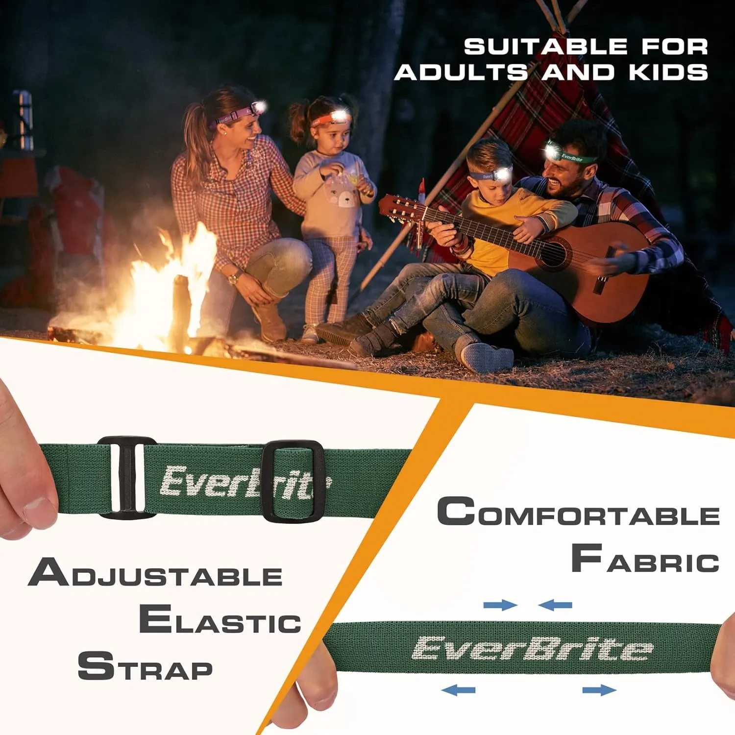 EverBrite LED Headlamp: Bright, Versatile & Lightweight for All