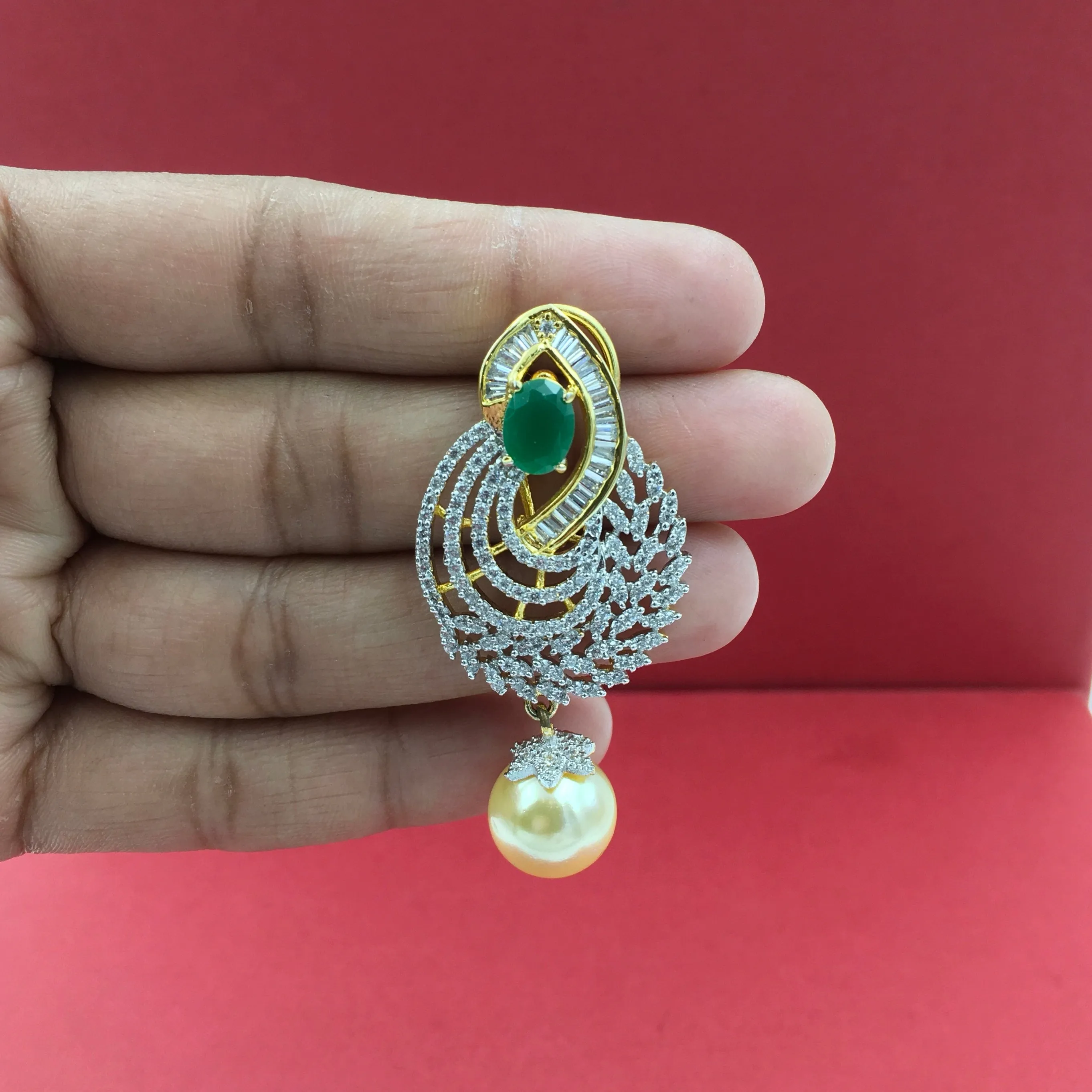 Light Earring Zircon/AD Earring 8988-100