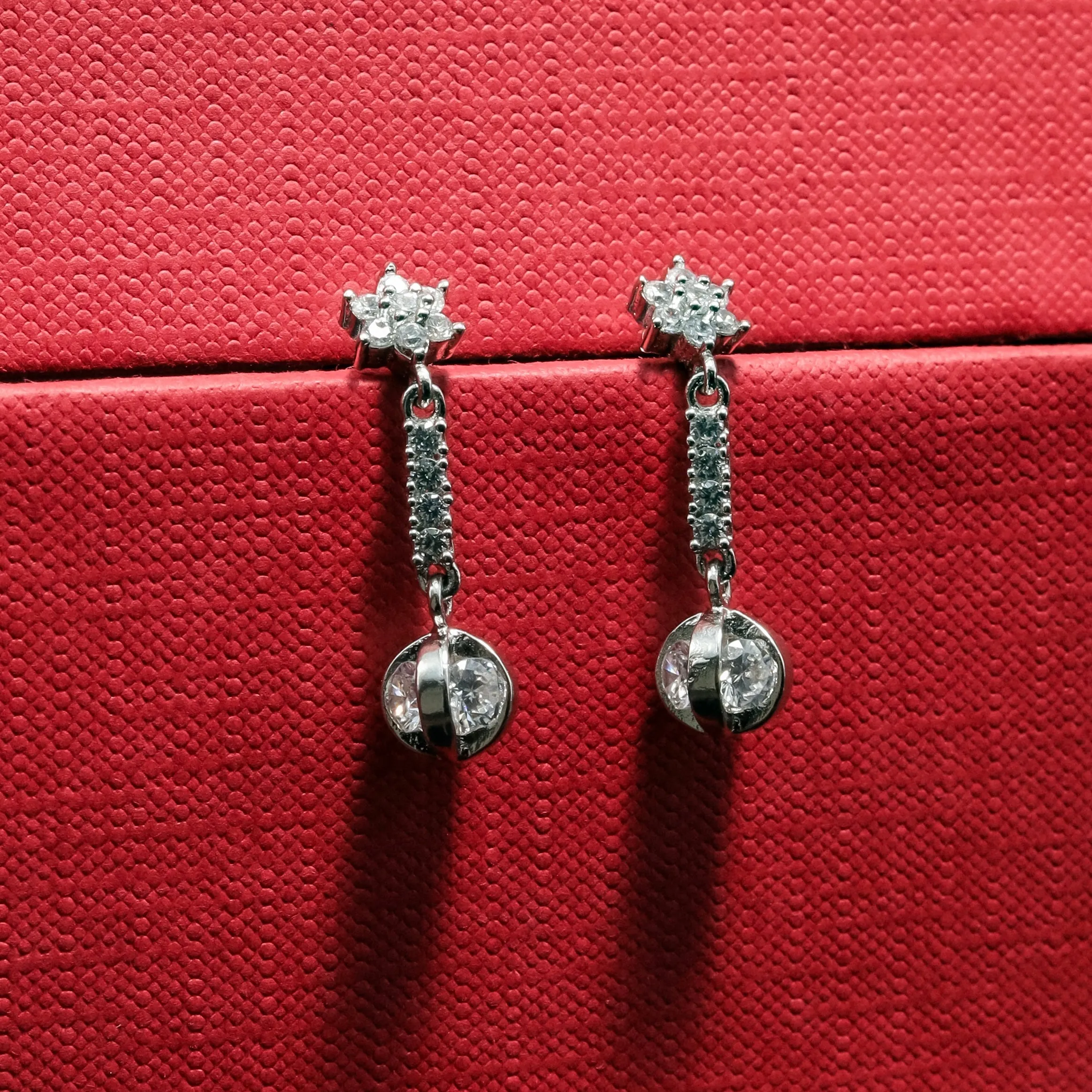 Light  Zircon/AD Earring 8609-08