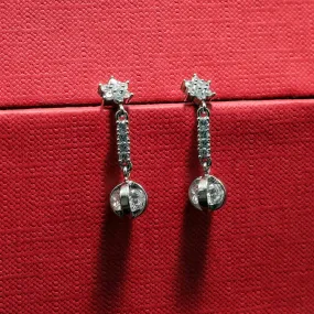 Light  Zircon/AD Earring 8609-08