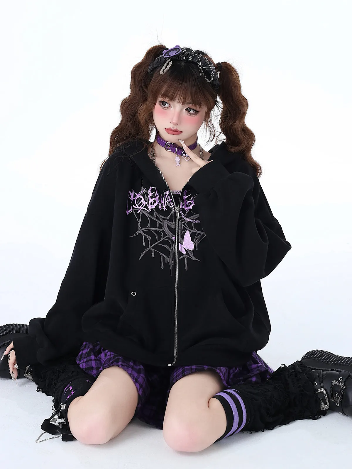 Punk Loose Sweet Hoodie Niche Versatile