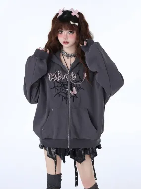 Punk Loose Sweet Hoodie Niche Versatile
