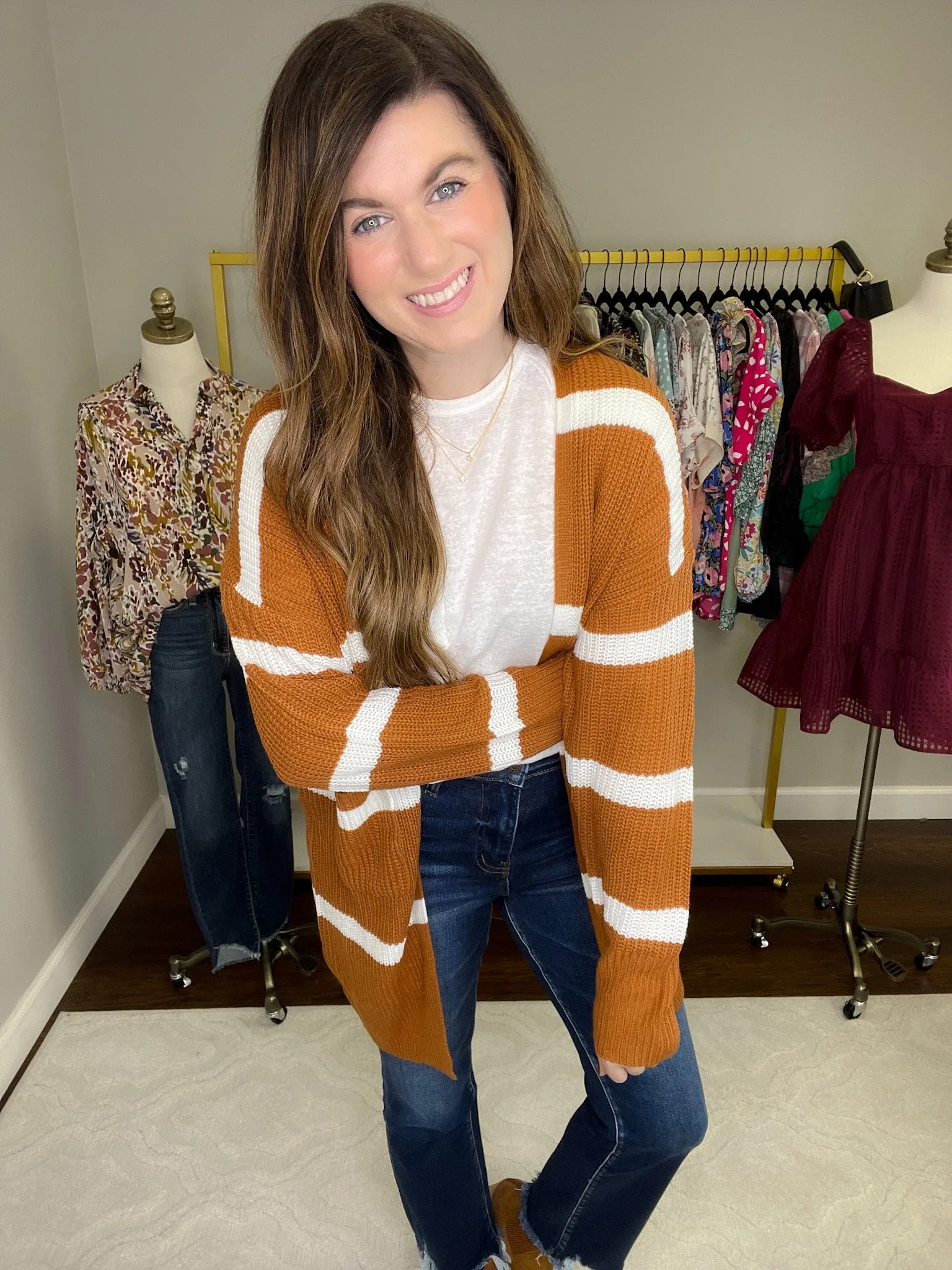 SALE! Elliston Cardigan in Rust