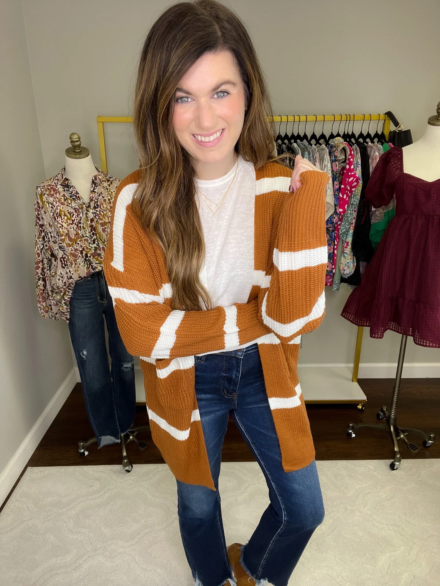 SALE! Elliston Cardigan in Rust