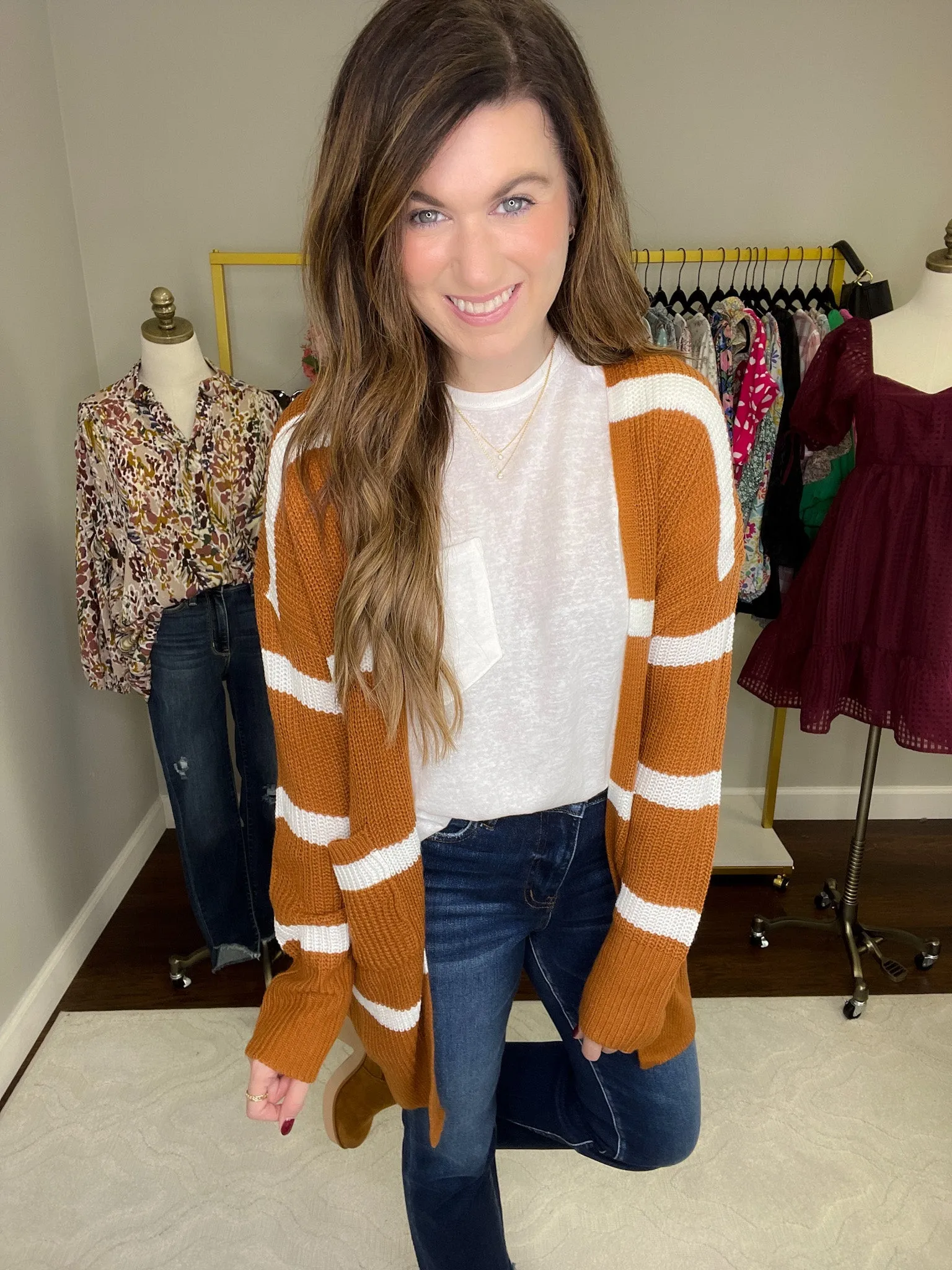 SALE! Elliston Cardigan in Rust
