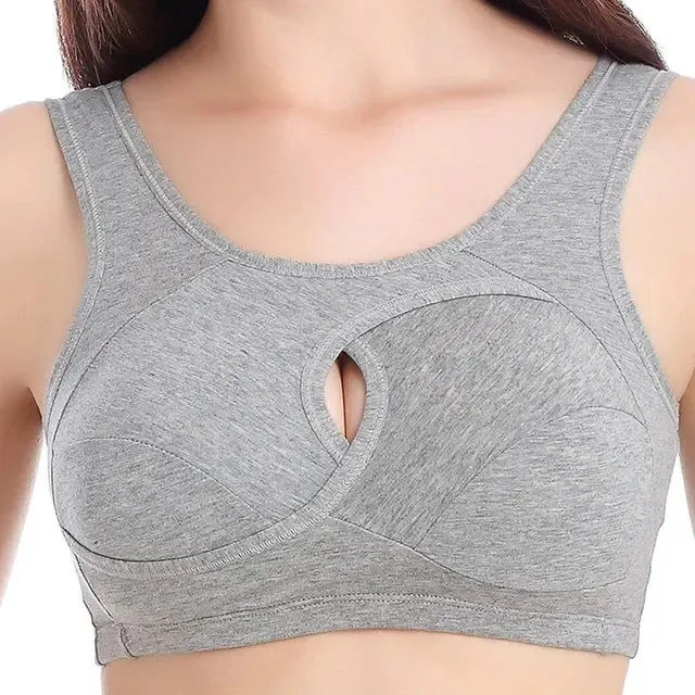 Seamless Shockproof Push Up Sports Bra | High Support for Gym, Yoga, and Running
