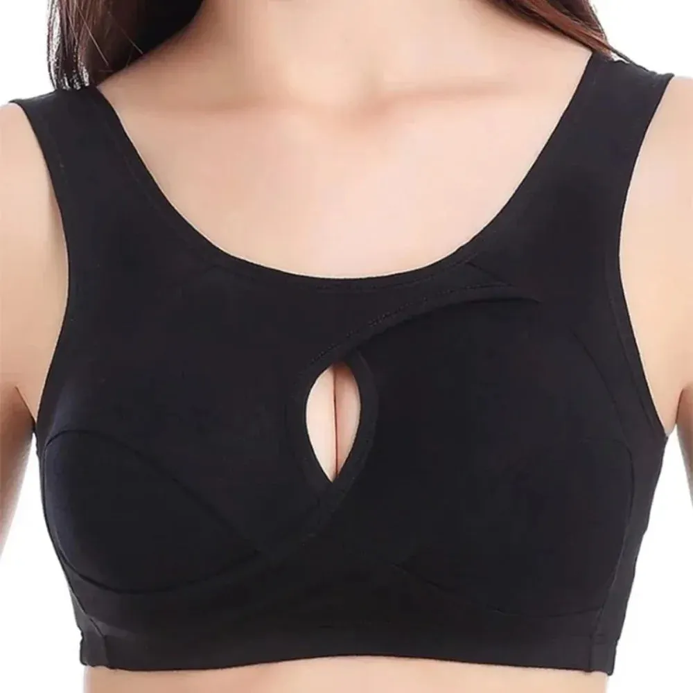 Seamless Shockproof Push Up Sports Bra | High Support for Gym, Yoga, and Running