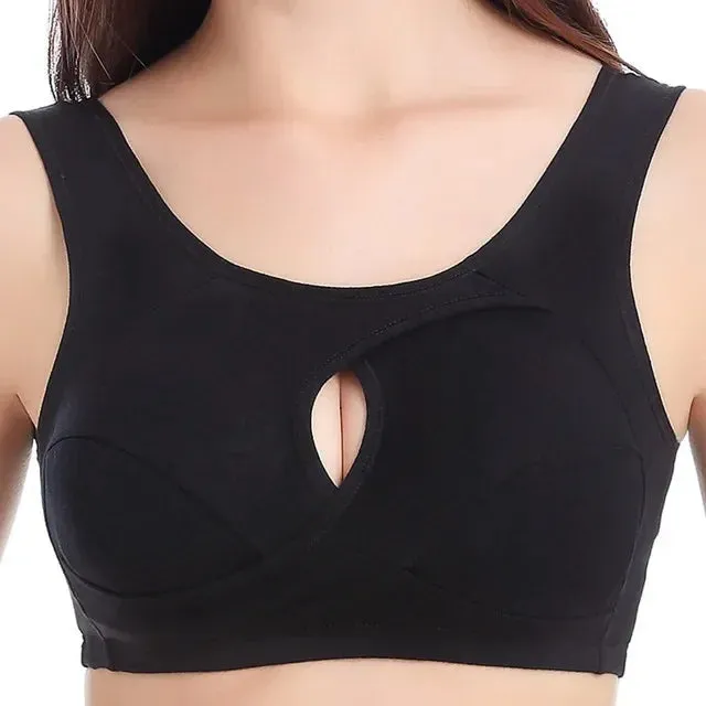 Seamless Shockproof Push Up Sports Bra | High Support for Gym, Yoga, and Running