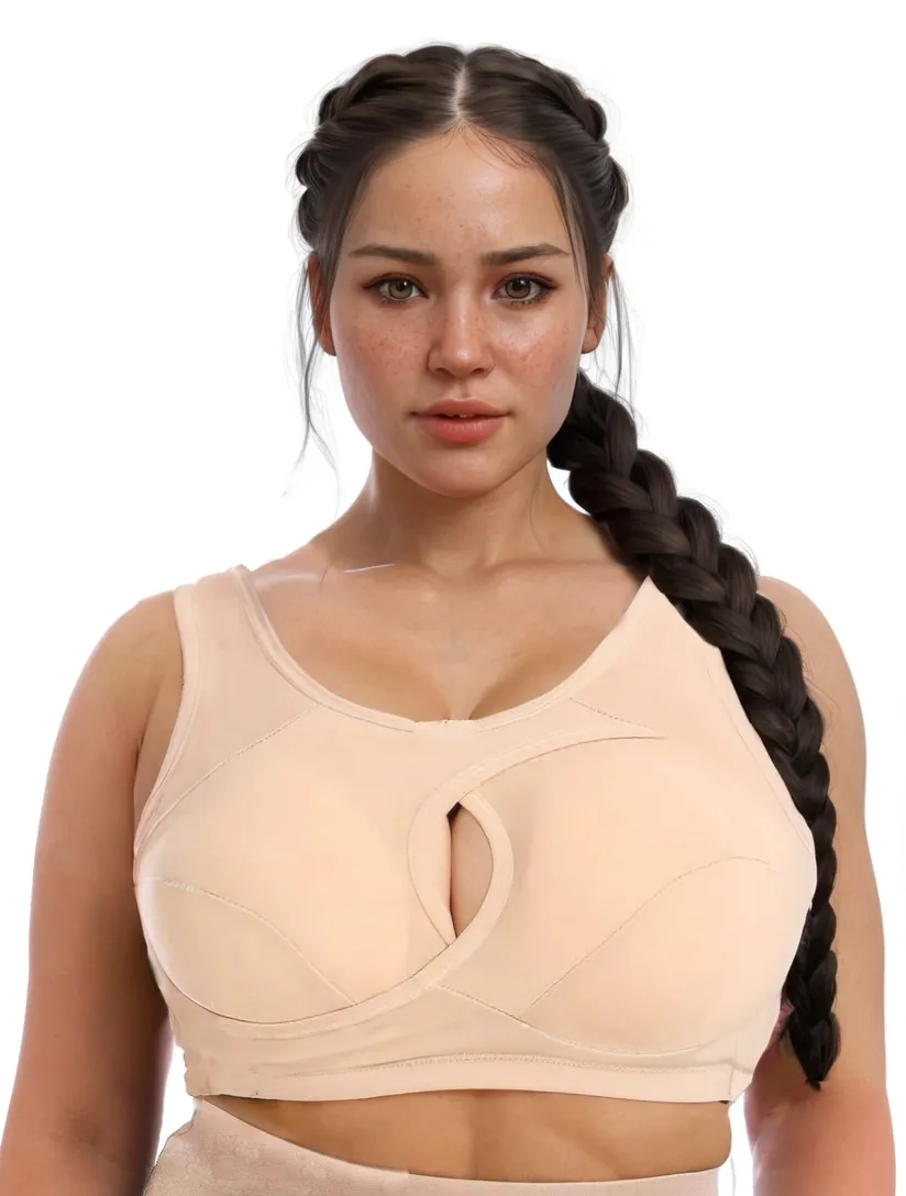 Seamless Shockproof Push Up Sports Bra | High Support for Gym, Yoga, and Running
