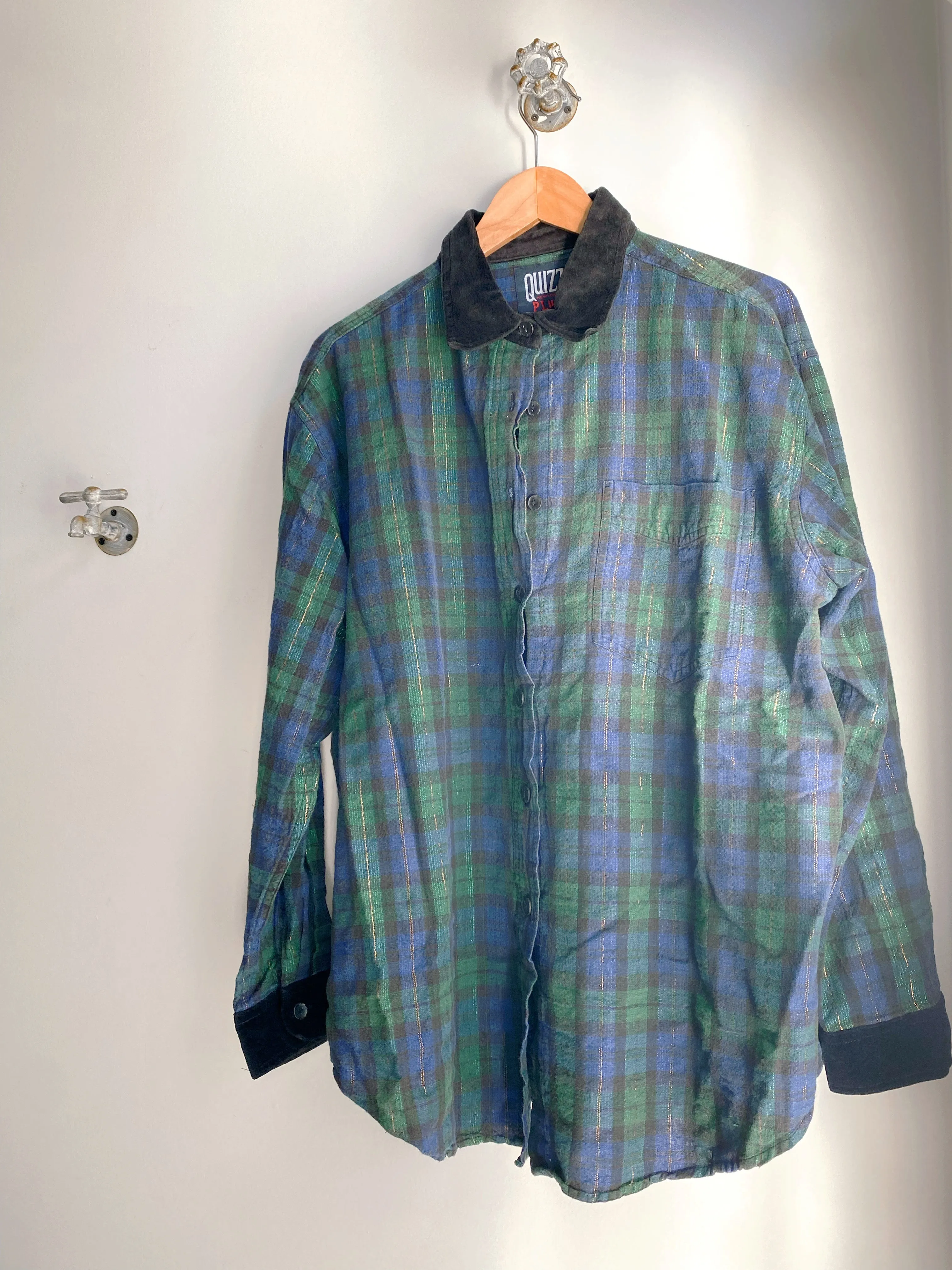 Shimmered Plaid Vintage Flannel
