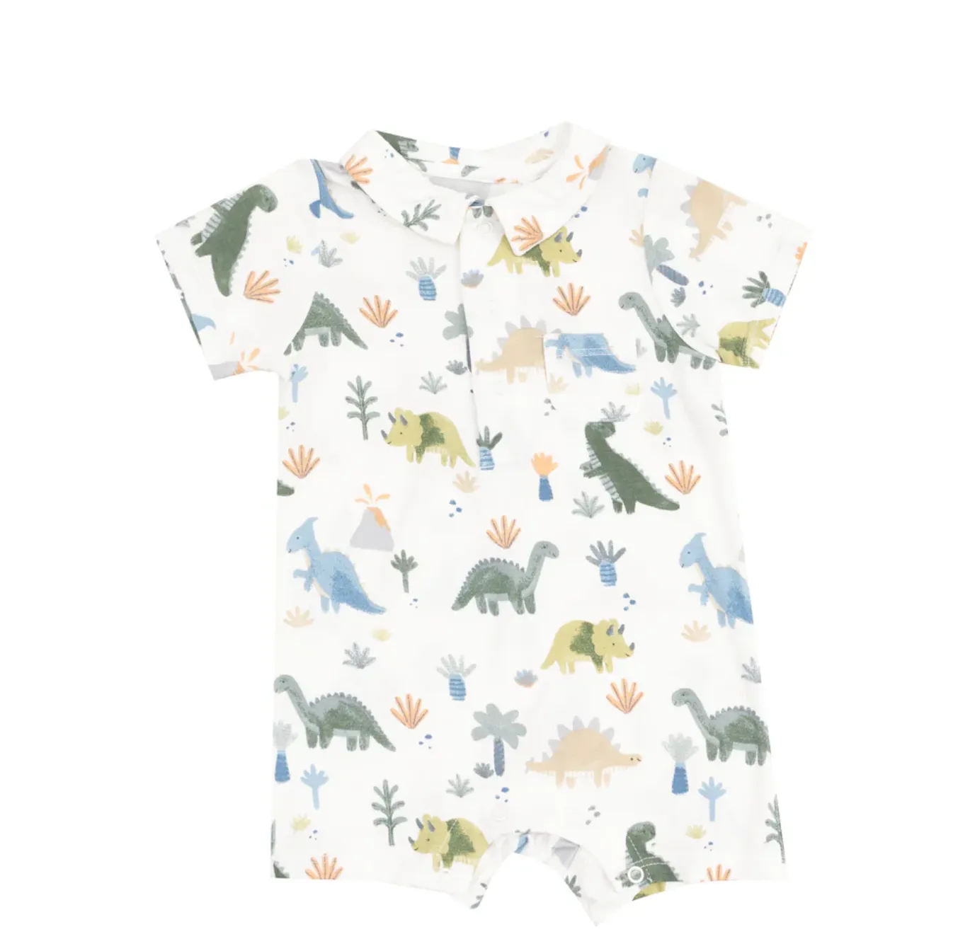 Soft Dinos Polo Romper