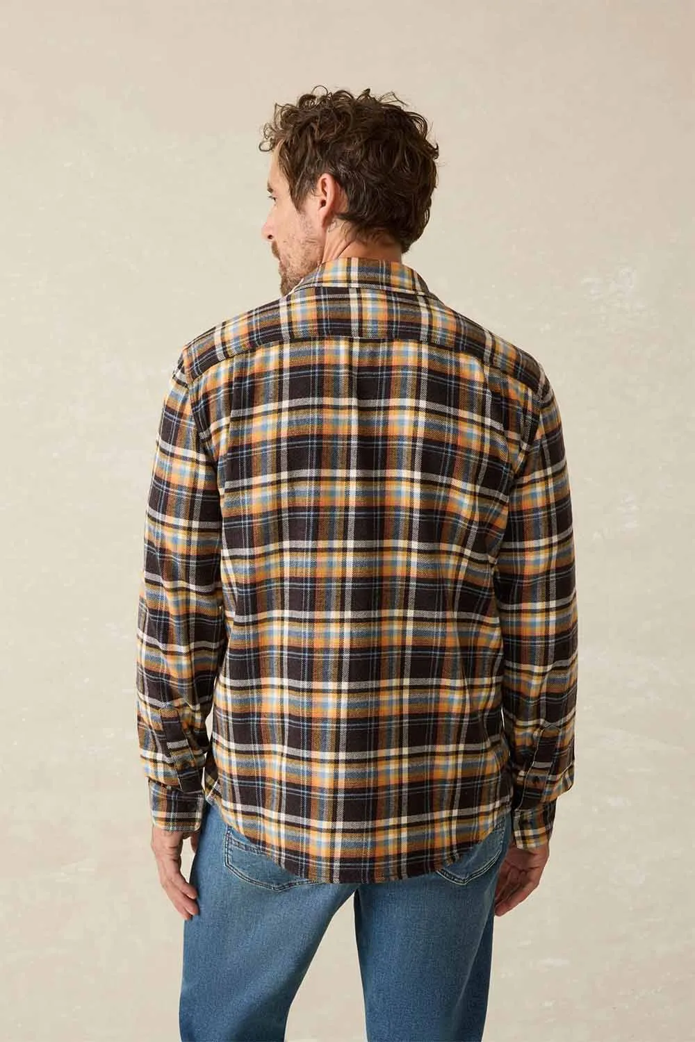 SUPER BRUSHED FLANNEL Walnut Wood Plaid
