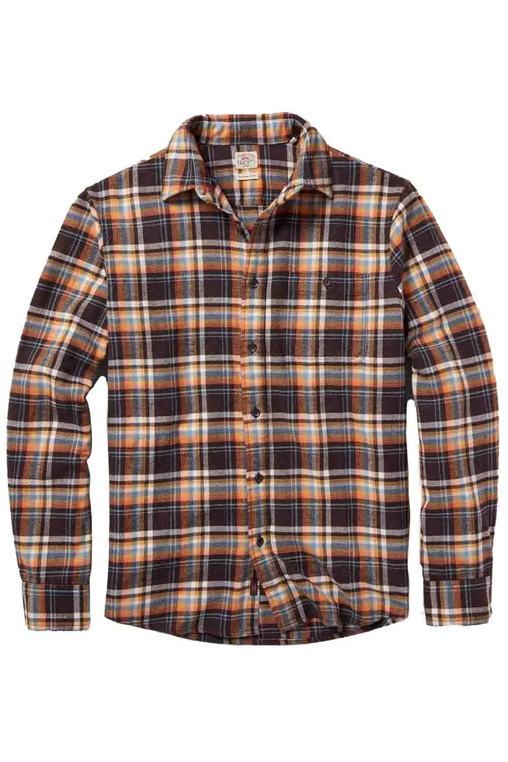 SUPER BRUSHED FLANNEL Walnut Wood Plaid