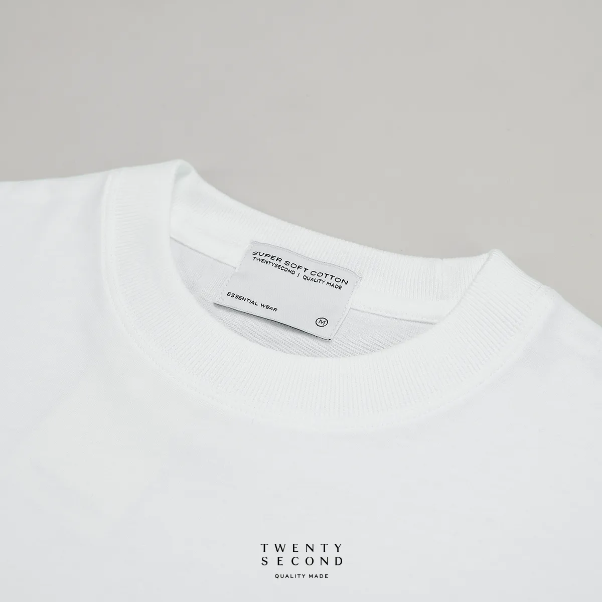 THE NEW SUPER SOFT COTTON TEE - WHITE